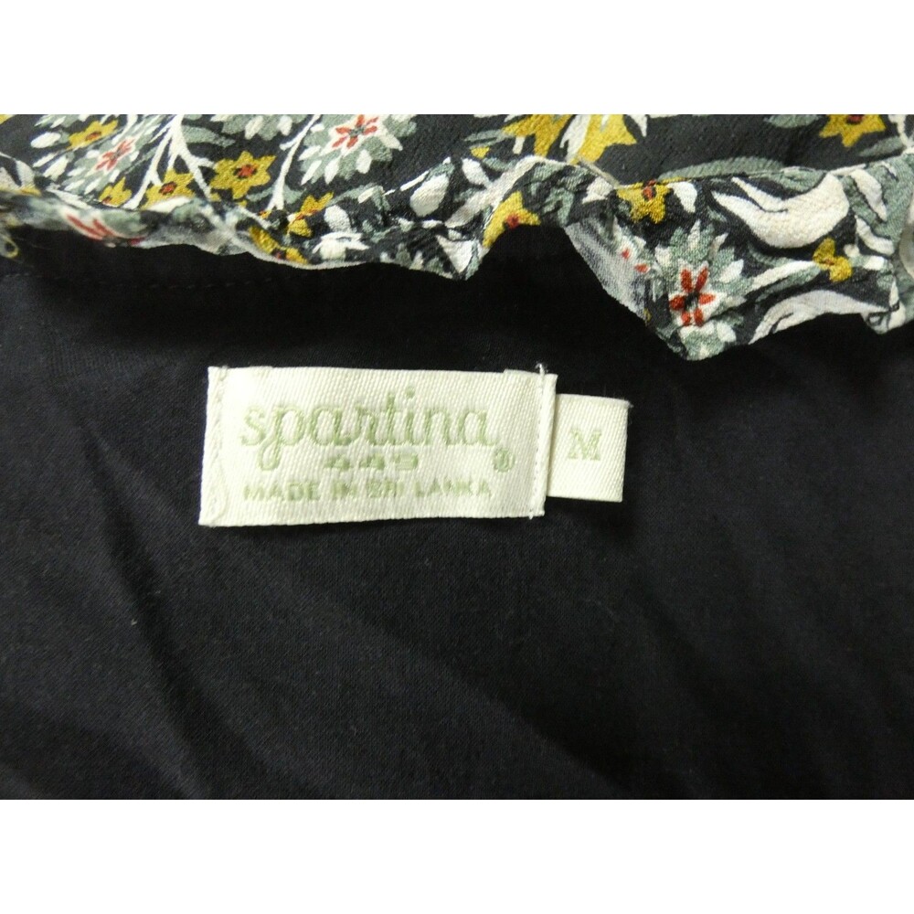 Spartina 449 Women's M Floral Blouse Multicolor Top - Picture 8 of 10
